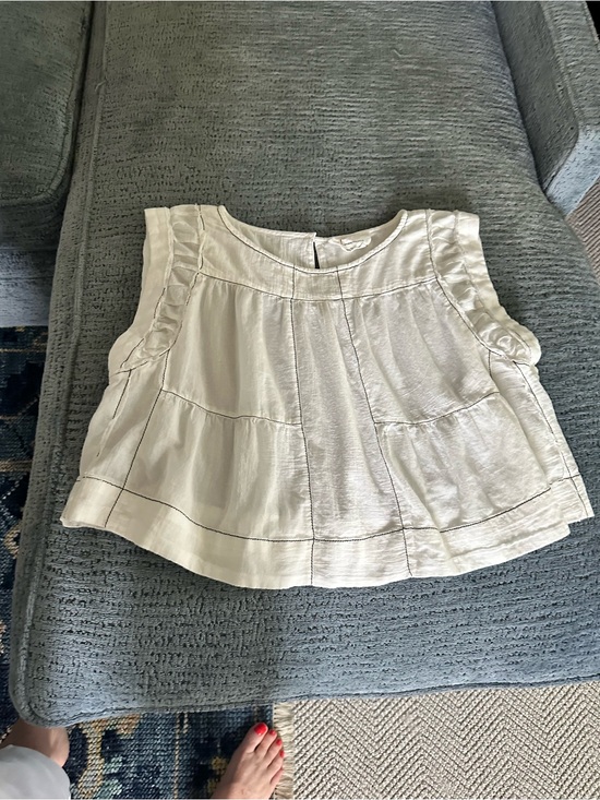 Anthropologie Tops - Anthropologie white tank top